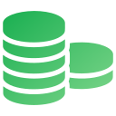 Ökonomische Nachhaltigkeit Icon Green Event Technology