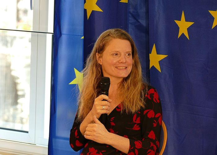 Diskussionen und Engagement für Europa Kommission unterstützt von Green Events Technology